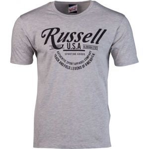 Russell Athletic TRACK AND FIELD šedá XXL - Pánské tričko