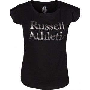 Russell Athletic ATHLETIC  SILVER TEE černá M - Dámské tričko
