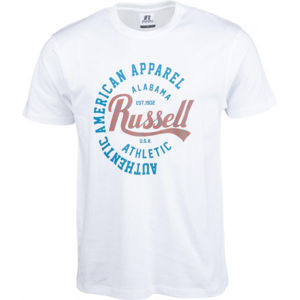 Russell Athletic AUTHENTIC S/S CREWNECK TEE SHIRT bílá S - Pánské tričko