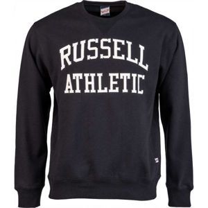Russell Athletic CREW NECK TACKLE TWILL SWEATSHIRT černá L - Pánská mikina