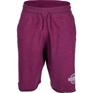 Russell Athletic RAW EDGE fialová M - Pánské šortky