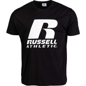 Russell Athletic S/S CREWNECK TEE SHIRT R SMU Pánské tričko, Černá,Bílá, velikost