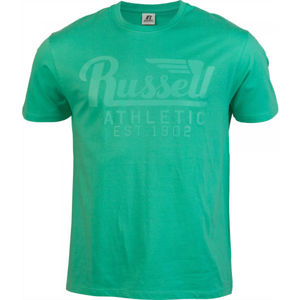 Russell Athletic WING S/S CREWNECK TEE SHIRT světle zelená L - Pánské tričko