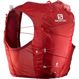 Salomon ACTIVE SKIN 8 SET Běžecká vesta, červená, velikost XL