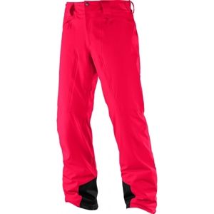 Salomon ICEMANIA PANT M červená L - Pánské zimní kalhoty