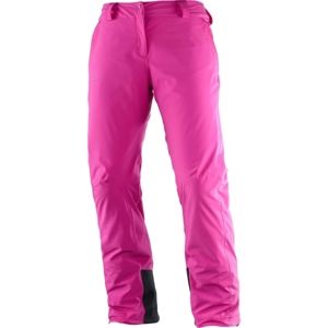 Salomon ICEMANIA PANT W růžová M - Dámské zimní kalhoty