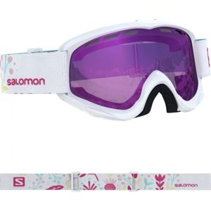 Salomon JUKE Juniorské lyžařské brýle, bílá, velikost UNI
