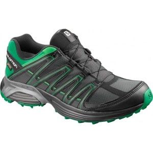 Salomon XT ASAMA GTX Pánská běžecká obuv, Tmavě zelená,Světle zelená,Černá,Bílá, velikost 10
