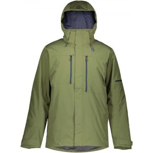 Scott ULTIMATE DRYO 10 JACKET tmavě zelená S - Pánská lyžařská bunda