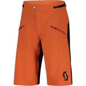 Scott TRAIL VERTIC PRO W/PAD Pánské šortky, oranžová, velikost