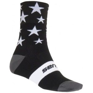Sensor STARS černá 39 - 42 - Cyklistické ponožky