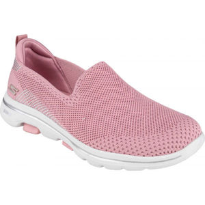 Skechers GO WALK 5 PRIZED růžová 40 - Dámské slip on tenisky