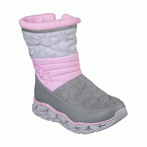 Skechers GALAXY LIGHTS šedá 34 - Dívčí zimní obuv