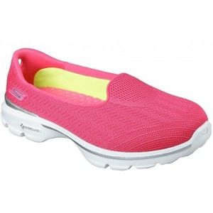 Skechers GO WALK 3 růžová 38.5 - Dámská volnočasová obuv