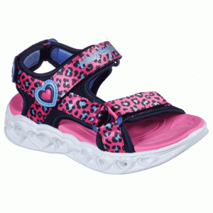 Skechers HEART LIGHTS růžová 27 - Dívčí blikající sandálky