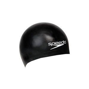 Speedo PLAIN FLAT CAP Plavecká čepice, stříbrná, velikost