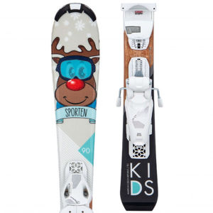 Sporten KIDS SET + TYROLIA SLR 4,5 GW Dětské sjezdové lyže, bílá, velikost 90