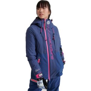 Superdry SLALOM SLICE SKI JACKET tmavě modrá 10 - Dámská lyžařská bunda