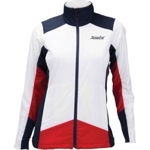 Swix POWDERX bílá XS - Teplá dámská bunda na běžecké lyžování