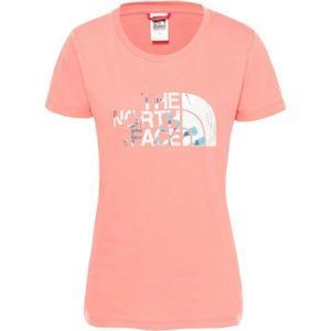 The North Face S/S EASY TEE W světle růžová XL - Dámské tričko