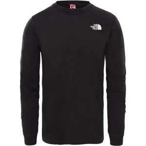 The North Face M L/S SIMPLE DOME TEE Pánské triko s dlouhým rukávem, černá, velikost L