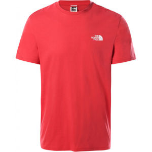 The North Face SIMPLE DOME M Pánské tričko s krátkým rukávem, oranžová, veľkosť M