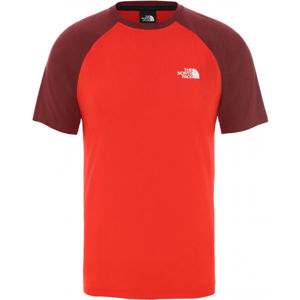 The North Face TANKEN RAGLAN TEE červená L - Pánské raglánové tričko