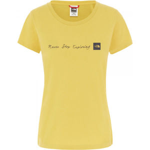 The North Face NSE TEE žlutá L - Dámské tričko