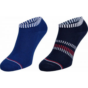 Tommy Hilfiger MEN SNEAKER 2P NEW PETE Pánské ponožky, Tmavě modrá,Černá,Bílá, velikost 39-42