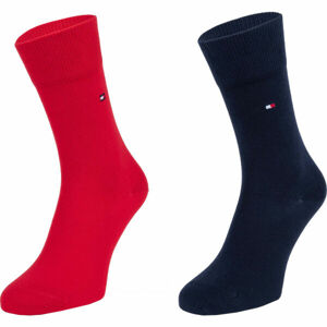 Tommy Hilfiger CHILDREN SOCK TH BASIC 2P Dětské ponožky, červená, veľkosť 39-42