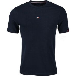 Tommy Hilfiger ESSENTIALS SMALL LOGO S/S Pánské triko, červená, velikost XL
