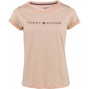 Tommy Hilfiger RN TEE SS LOGO oranžová S - Dámské tričko