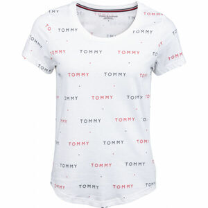 Tommy Hilfiger SS TEE PRINT Dámské tričko, bílá, velikost M