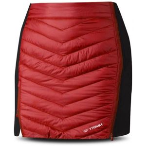 TRIMM RONDA Dámská zateplená sukně, červená, velikost