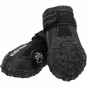 TRIXIE WALKER ACTIVE S-M 2PCS Ochranné boty, černá, veľkosť S-M
