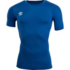 Umbro CORE SS CREW BASELAYER modrá S - Pánské sportovní triko