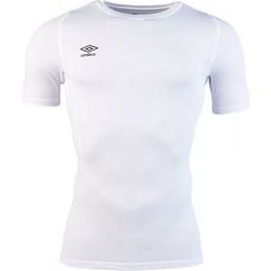 Umbro CORE SS CREW BASELAYER Pánské sportovní triko, bílá, veľkosť M