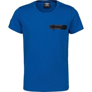 Umbro HARI Chlapecké triko s krátkým rukávem, tmavě modrá, velikost 152-158