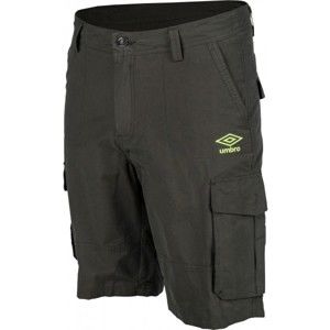 Umbro PETE tmavě zelená XXL - Pánské šortky