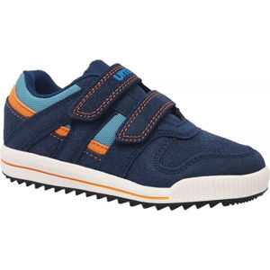 Umbro PRIMO Dětská volnočasová obuv, Tmavě modrá,Světle modrá,Bílá,Oranžová, velikost 31