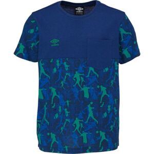 Umbro PULLO Chlapecké triko, tmavě modrá, velikost
