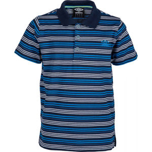 Umbro PERRY Dětské polo tričko, Modrá,Bílá,Černá, velikost