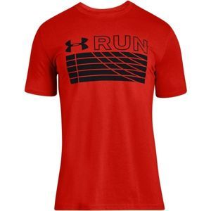 Under Armour RUN TRACK GRAPHIC červená L - Pánské běžecké triko