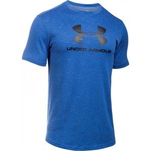 Under Armour SPORTSTYLE BRANDED TEE modrá XL - Pánské triko s krátkým rukávem