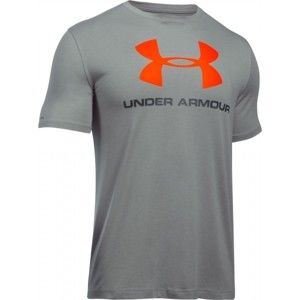 Under Armour SPORTSTYLE LOGO TEE oranžová XL - Pánské triko volného střihu