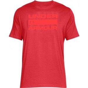 Under Armour TEAM ISSUE WORDMARK červená XL - Pánské triko