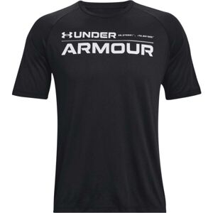 Under Armour TECH 2.0 WORDMARK SS Pánské triko s krátkým rukávem, šedá, velikost S