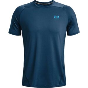 Under Armour HG ARMOUR FITTED Pánské triko s krátkým rukávem, tmavě modrá, veľkosť XXXL