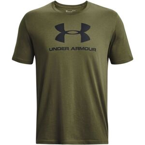 Under Armour SPORTSTYLE LOGO Pánské triko, khaki, veľkosť XL