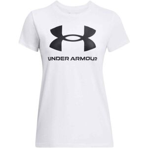 Under Armour LIVE SPORTSTYLE GRAPHIC Dámské triko, bílá, veľkosť S